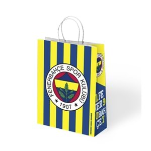 Kika Lisanslı Kağıt Poşet 18X24 12 Li Fenerbahçe