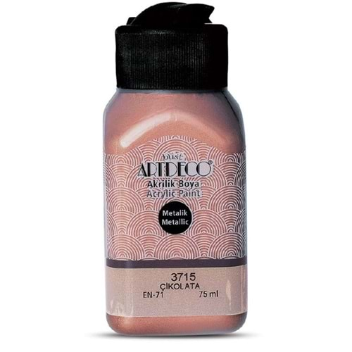 Artdeco Metalik Akrilik Boya 75Ml Çiko.Kahve 3715