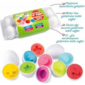 Circle Toys Geometrik Yumurta Eşleme 10 lu Crcl-107