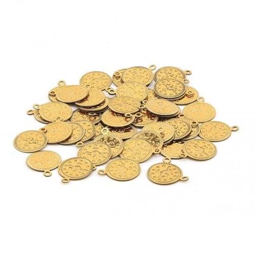 Pul Sarı Altın Yuvarlak 19Mm P3481