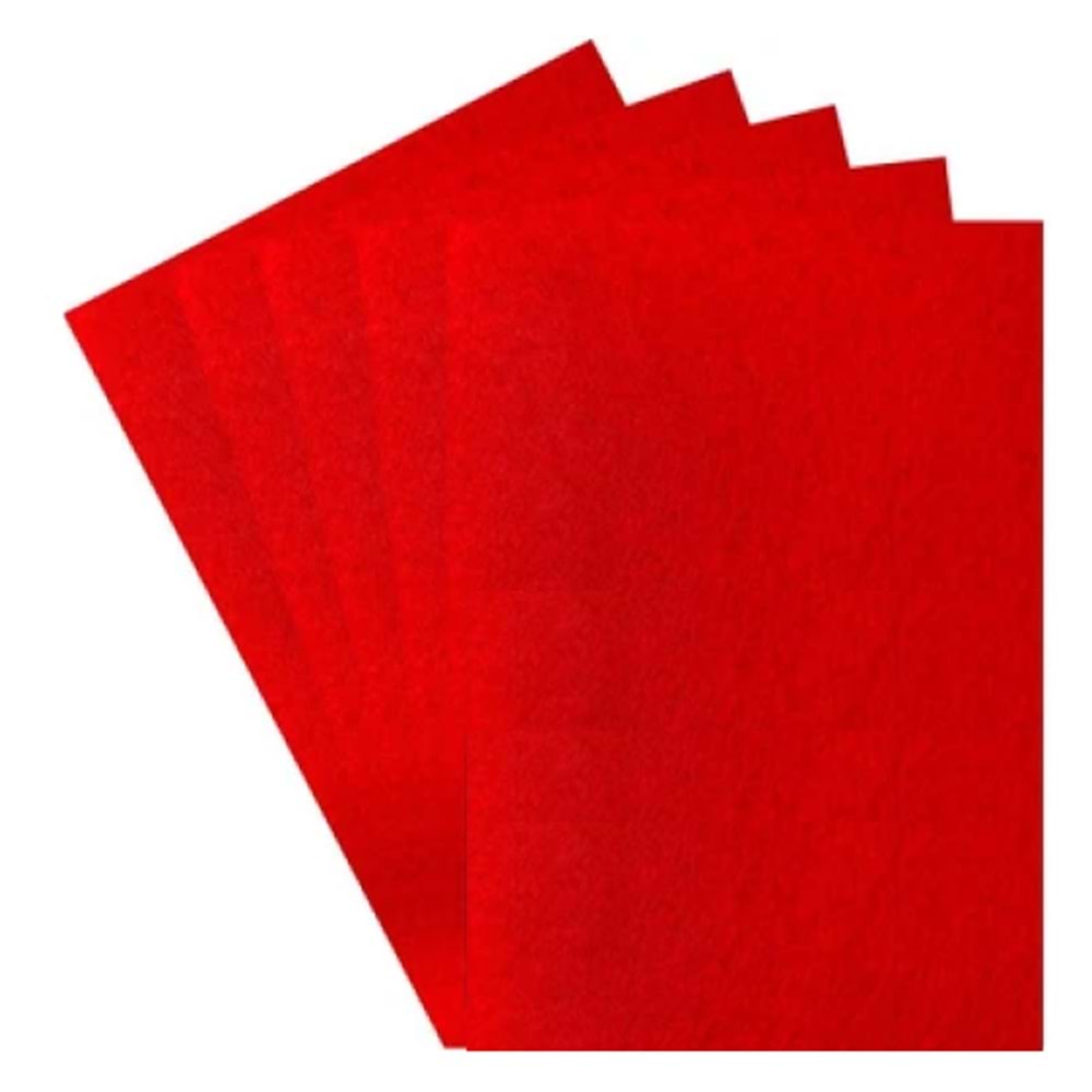 İnce Keçe 20X30 10 Lu Kırmızı K3804