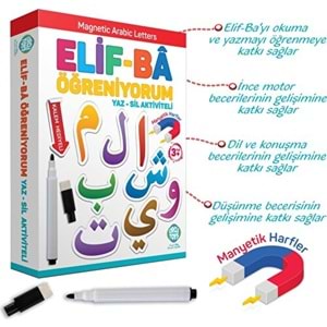 Ct Elif-Ba Öğreniyorum Manyetik +3 Yaş