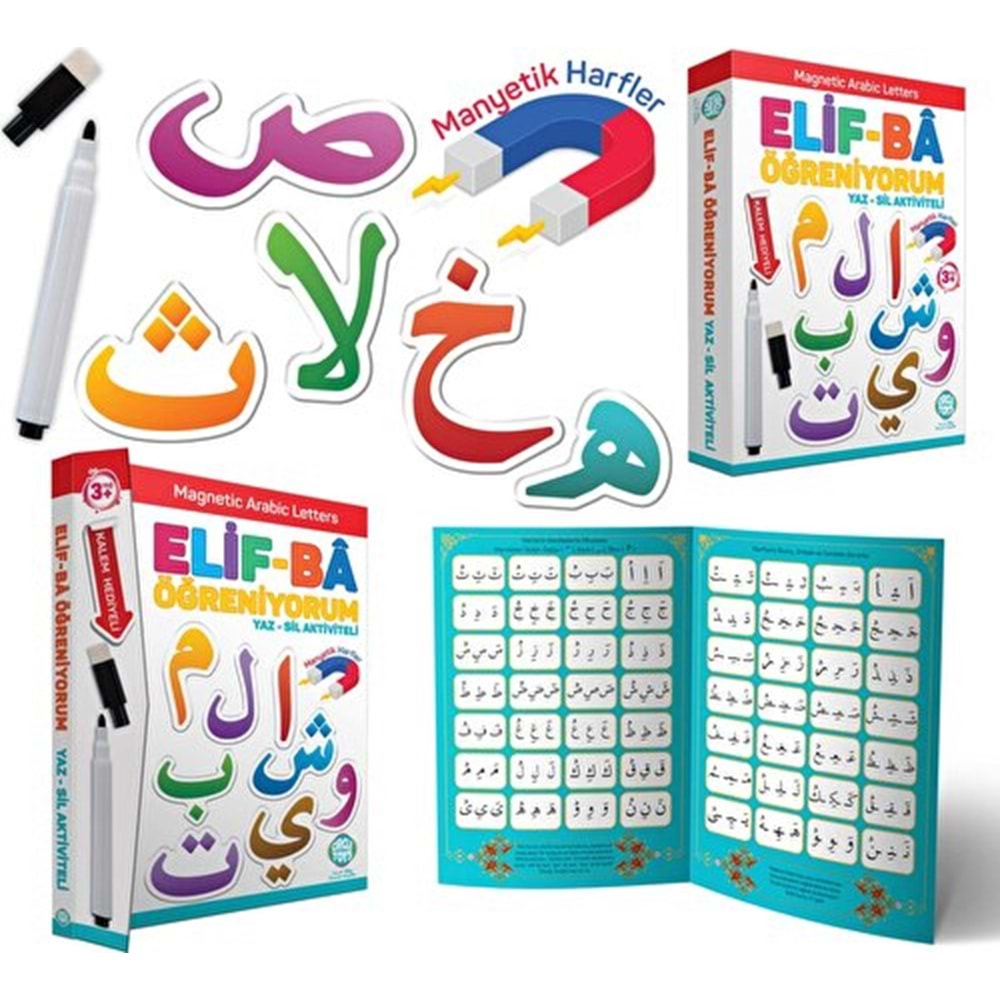 Ct Elif-Ba Öğreniyorum Manyetik +3 Yaş