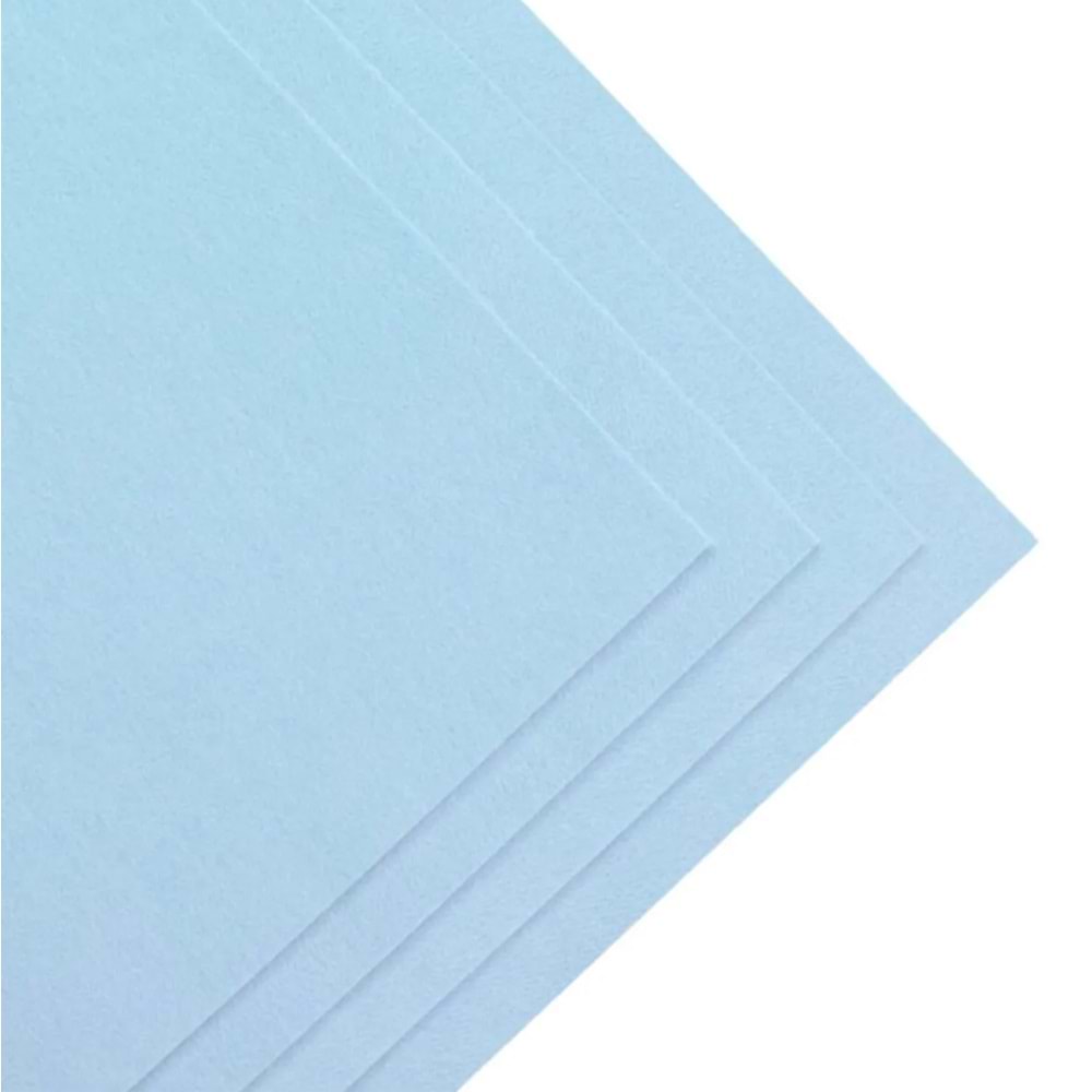 İnce Keçe 50X70 Tekli Açık Mavi K3826