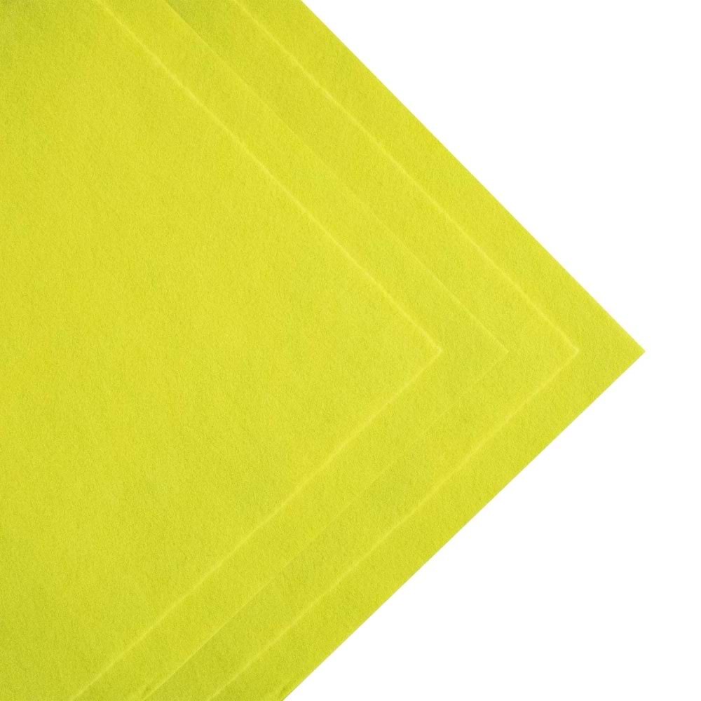 İnce Keçe 50X100 Sarı Tekli K3828