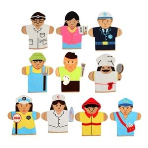 Anki Toys Meslekler Kukla Seti 10 lu And-5003