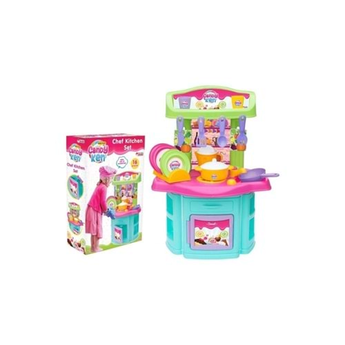 Dede Toys Candy-Ken Şef Mutfak Seti 01505
