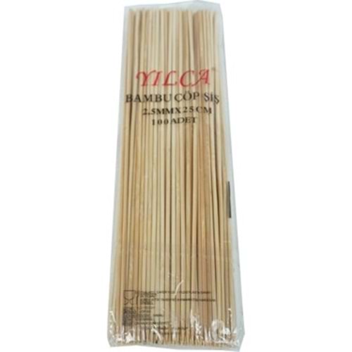 Çöp Şiş 2.5Mmx25Cm 100 Lü