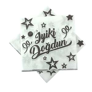 Desenli Peçete 20 Li