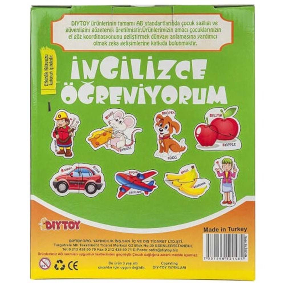 Dıy Toy İngilizce Öğreniyorum İng1484
