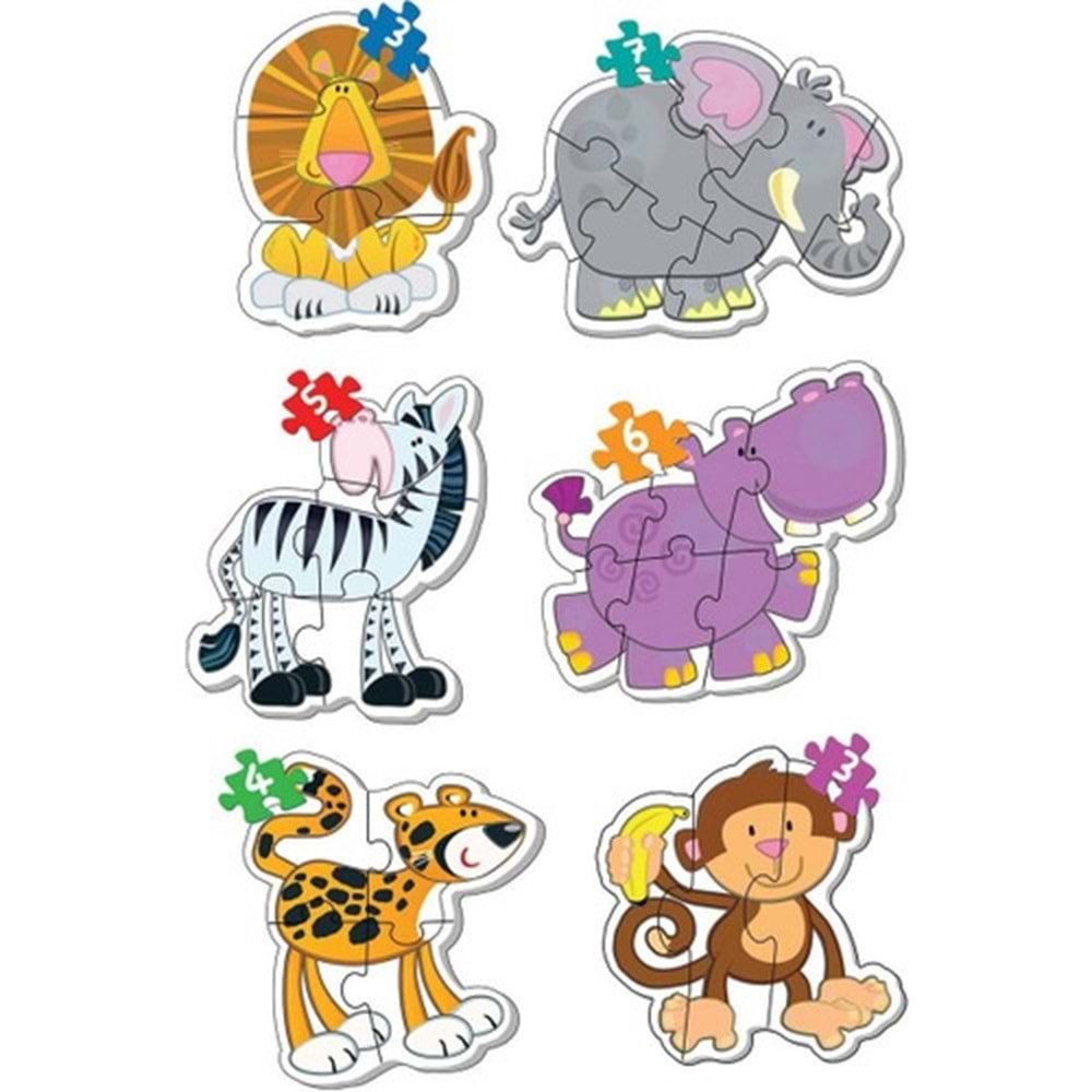 Dıy Toy Baby Puzzle Hayvanlar Bph1703