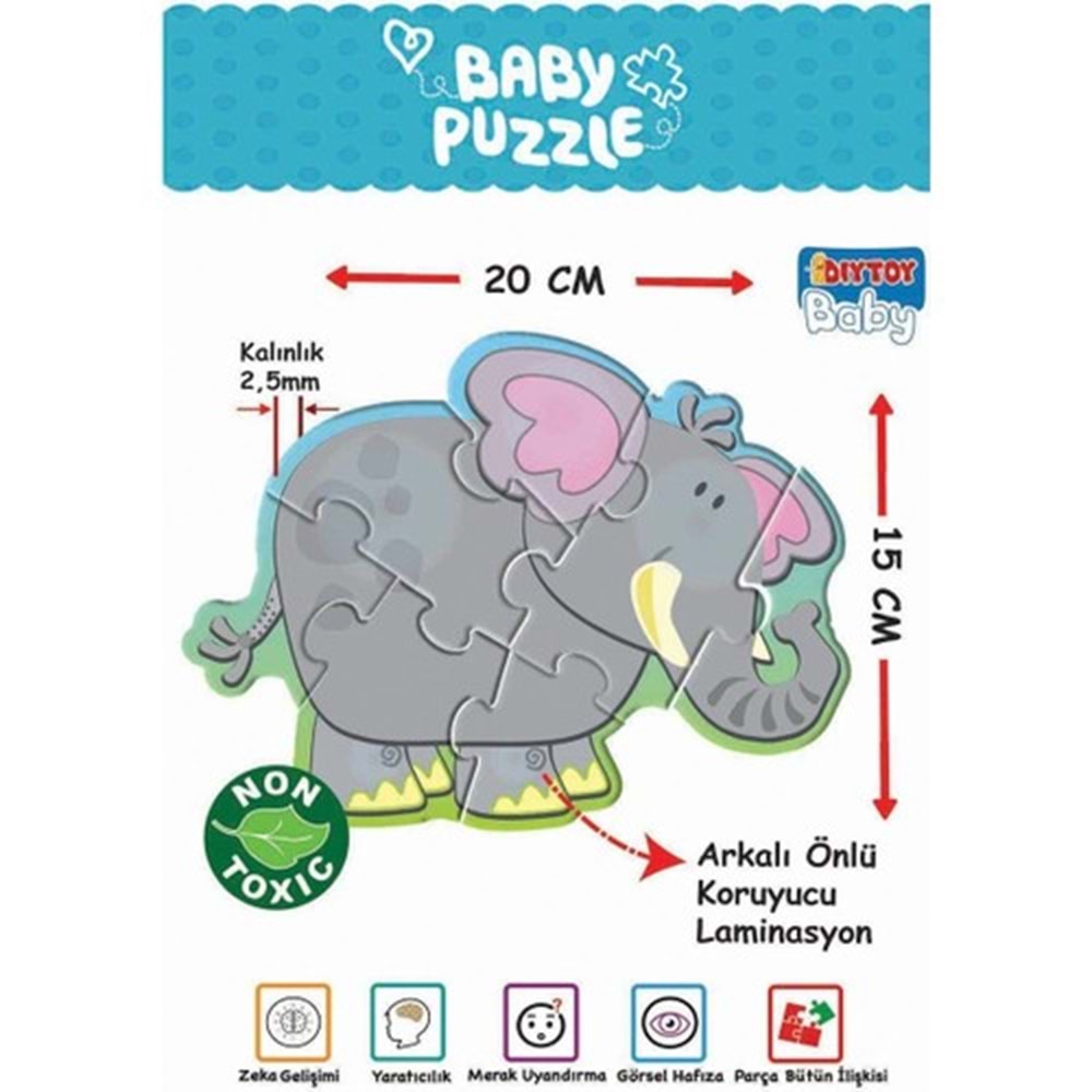 Dıy Toy Baby Puzzle Hayvanlar Bph1703