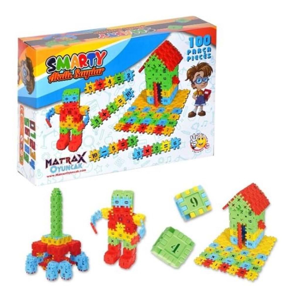 Matrax Oyuncak Smarty Akıllı Sayılar 100 Lü 182