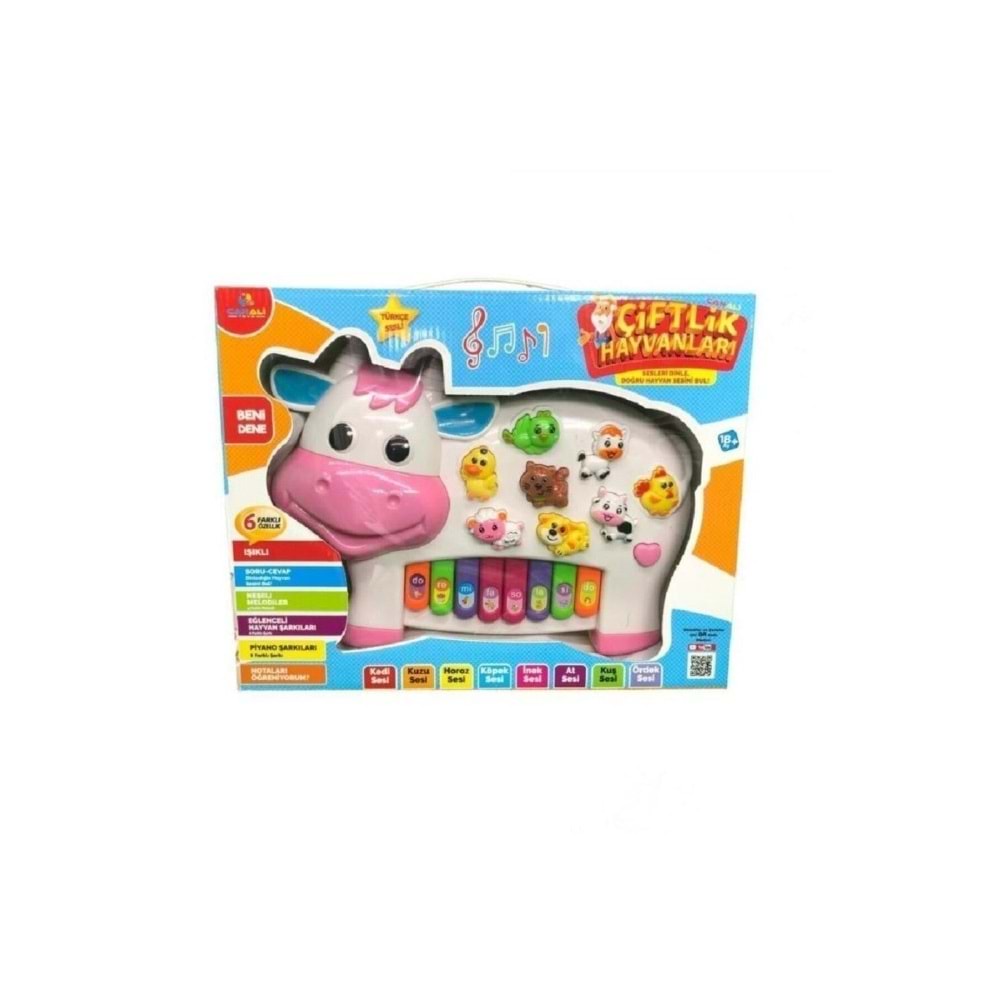 Canali Toys Hayvan Sesli Piyano Cnl-2222