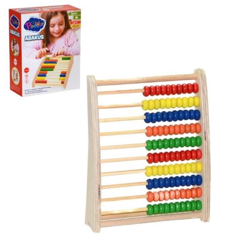 Play Wood Kutuda Ahşap Abaküs Ony-377