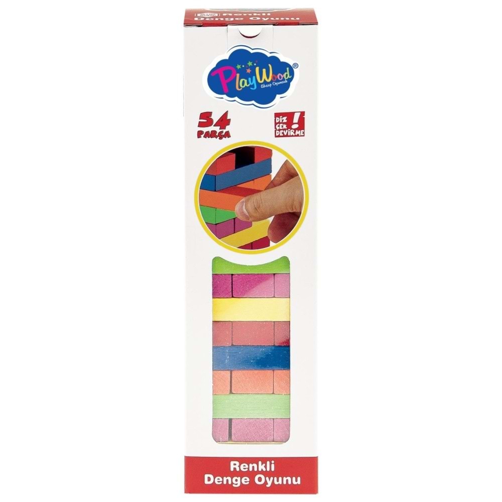 Playwood Kutuda Renkli Denge Oyunu Ony-310