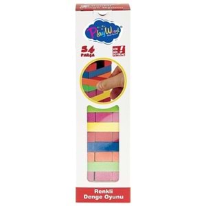 Playwood Kutuda Renkli Denge Oyunu Ony-310