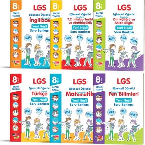 Dikkat Atölyesi 8. Sınıf Lgs Yeni Nesil Soru Bankası Seti