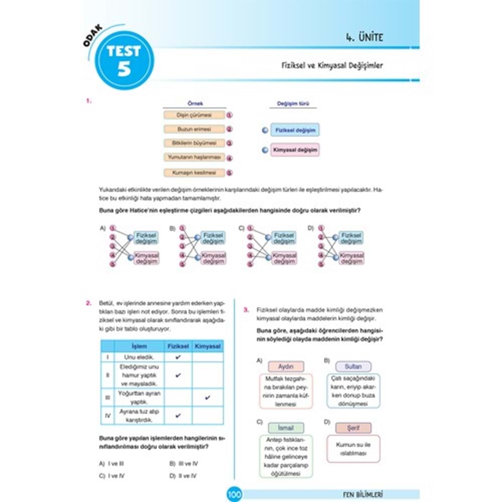 Dikkat Atölyesi 8. Sınıf Lgs Yeni Nesil Soru Bankası Seti