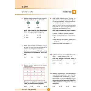 Dikkat Atölyesi 8. Sınıf Lgs Yeni Nesil Soru Bankası Seti
