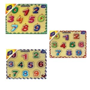 Playwood Ahşap Tutmalı Rakamlar Ony-206/207/208