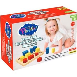 Playwood Ahşap Geometri Küçükten Büyüğe Ony- 314