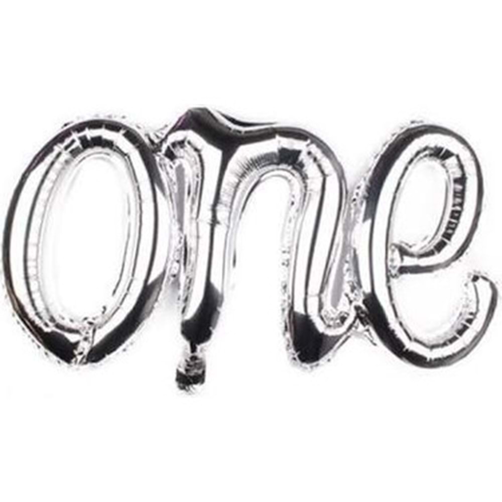 Folyo Balon One Gümüş 16