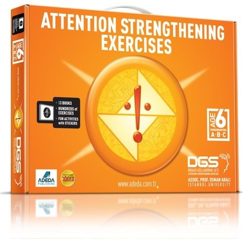 Adeda Dikkati Güçlendirme Seti İngilizce 6 Yaş