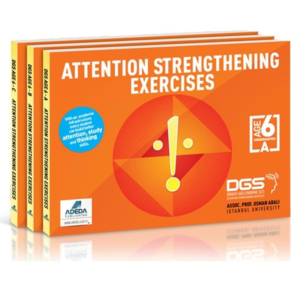 Adeda Dikkati Güçlendirme Seti İngilizce 6 Yaş
