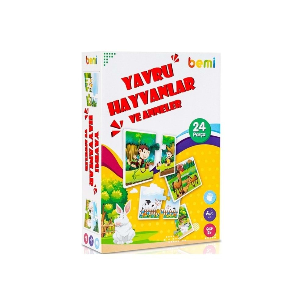 Bemi Toys Eşleştirme Yavru Hayvanlar Ve Anneler