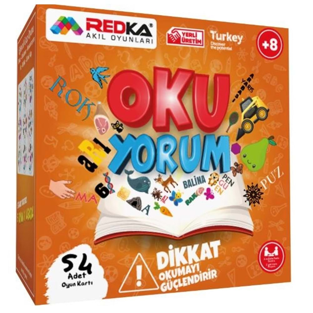 Redka Oku Yorum Rd572 Akıl, Zeka ve Strateji Oyunu, Kutu Oyunu