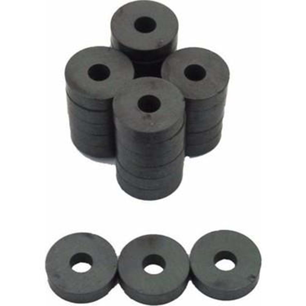 Siyah Mıknatıs Küçük 12X3 (1 Adet)