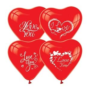 Balonevi Balon I Love You Kalp 12