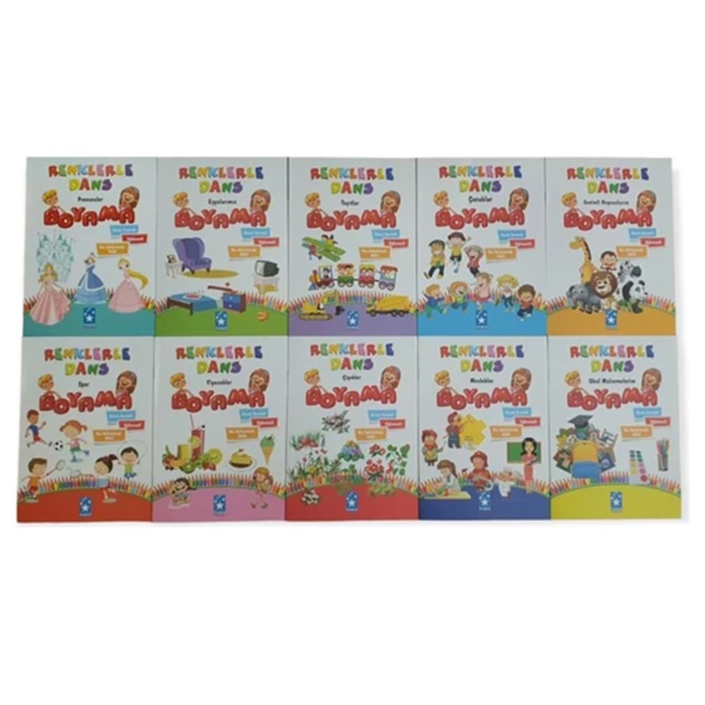 Gönül Yayıncılık Renklerle Dans Boyama Kitabı (1 Adet)