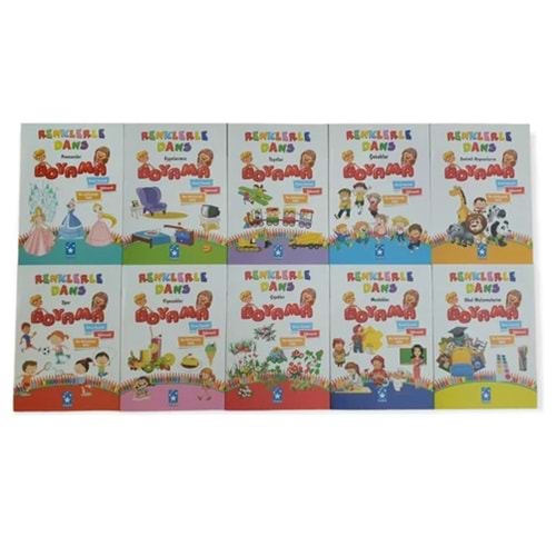 Gönül Yayıncılık Renklerle Dans Boyama Kitabı (1 Adet)
