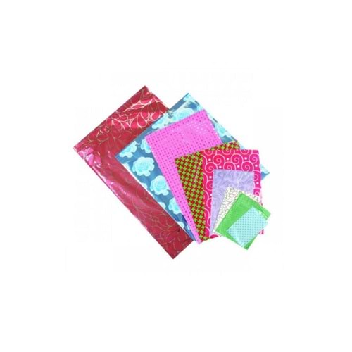 San Hazır Ambalaj Poşeti Metalize Yapışkanlı 100 LÜ 17x25