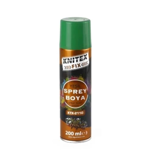 Knitex Sprey Boya Yeşil 200Ml Ktx-2118