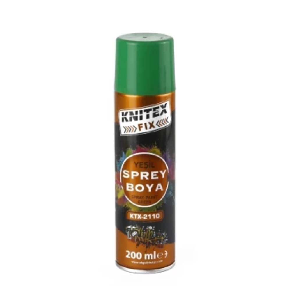 Knitex Sprey Boya Yeşil 200Ml Ktx-2118