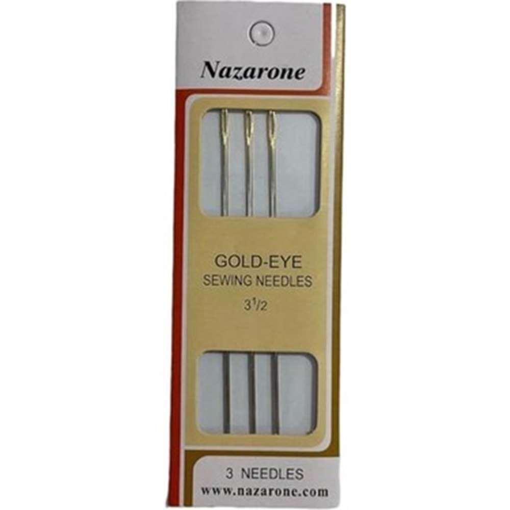 İthal Yorgan İğnesi 3½ 3 Lü Gold