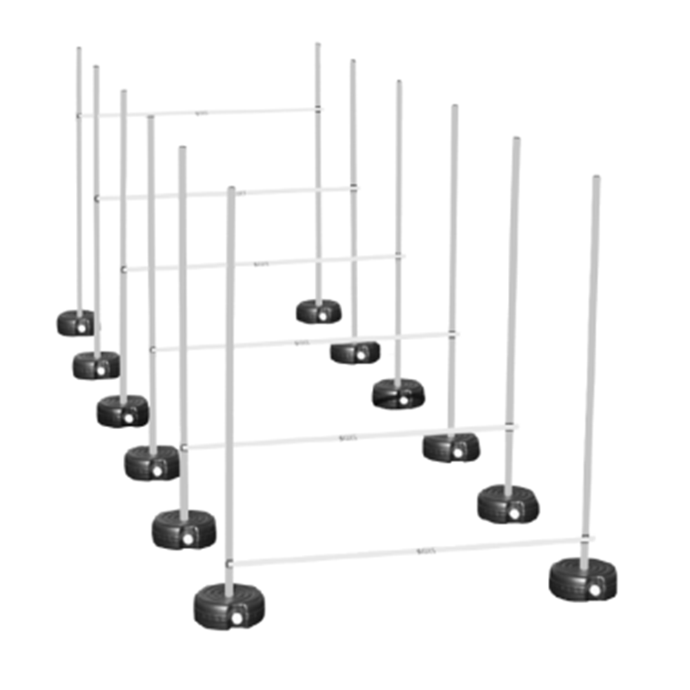 Scucs Slalom Seti Çantalı (Tak-12 Çub-18 Klpç-12)