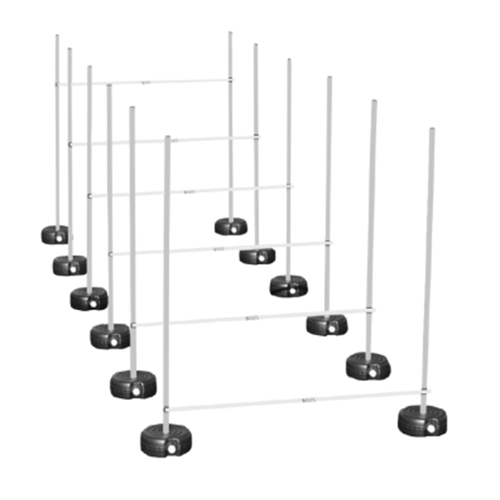 Scucs Slalom Seti Çantalı (Tak-12 Çub-18 Klpç-12)