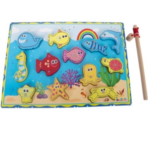 Hamaha Ahşap İpe Dizme-Balık Tutma HMH-284