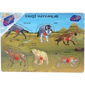 Playwood Ahşap Tutmalı Vahşi Hayvanlar ONY-328/329