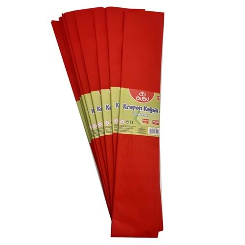 Bubu Krapon Kağıdı 50x200 Kırmızı (1 Adet)