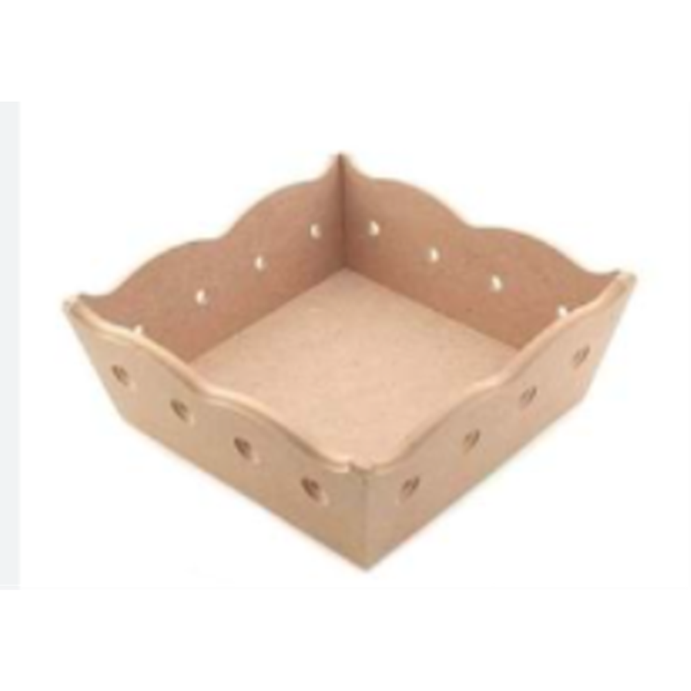 Ekmeklik Delik Kenarlı 22x22cm