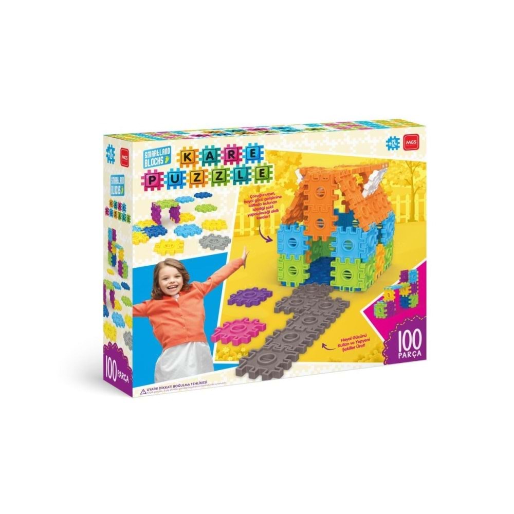 MGS Oyuncak Kare Puzzle 100 Parça 3951