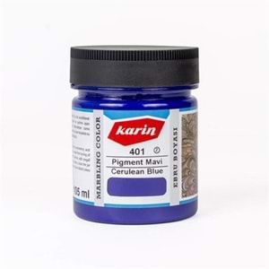 Karin Ebru Boyası 401 Pigment Mavi 105ml 301122