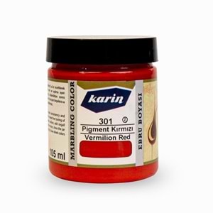 Karin Ebru Boyası 301 Pigment Kırmızı 105ml 181122