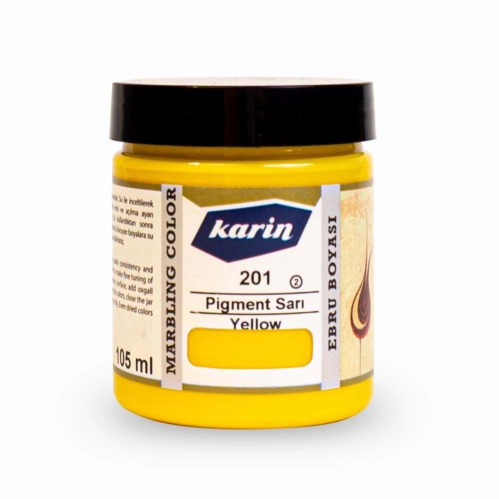 Karin Ebru Boyası 201 Pigment Sarı 105ml 141222