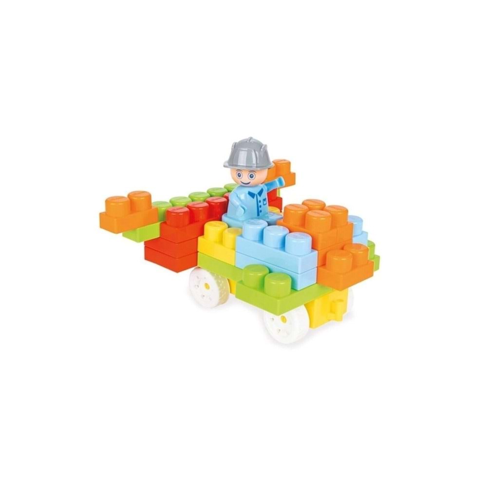 Pilsan Oyuncak Aksesuarlı Master Bloklar 128 Parça 03571